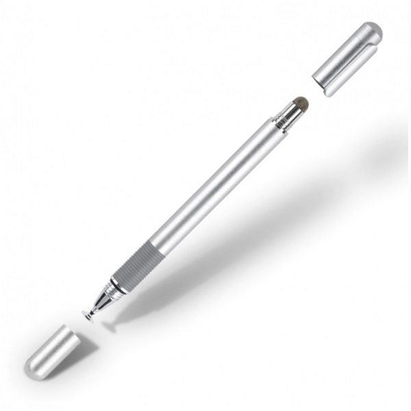 Стілус універсальний SK 2 в 1 Capacitive Drawing Point Ball Silver (1005001657604970S)