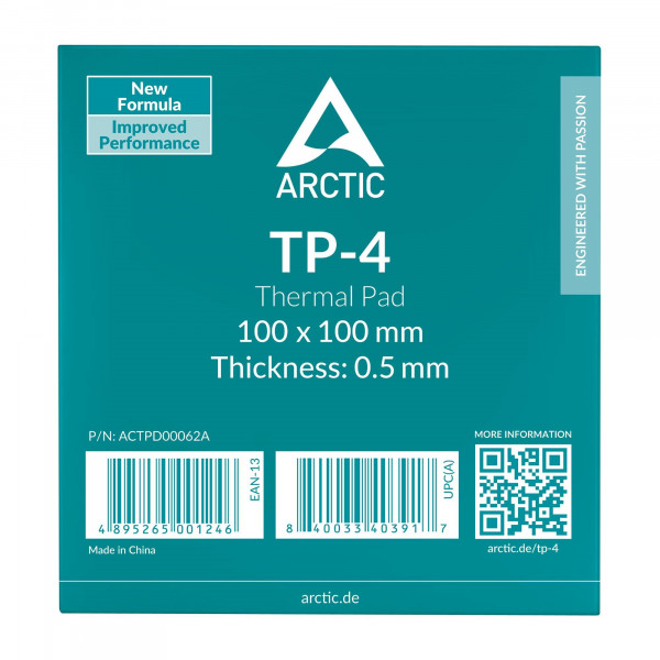 Термопрокладка Arctic TP-4 100x100mm, 0.5mm (ACTPD00062A)