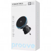 Тримач автомобільний+бездротове ЗУ Proove Titanium Circle Qi2 15W Gray (WHTC15010003)