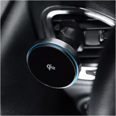 Тримач автомобільний+бездротове ЗУ Proove Titanium Circle Qi2 15W Gray (WHTC15010003)