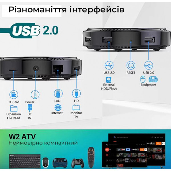 TV приставка Vontar W2 4/64