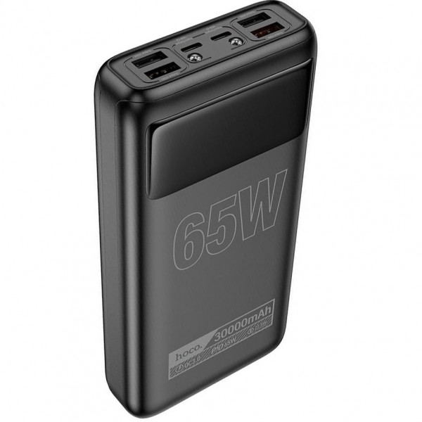 Універсальна мобільна батарея Hoco DB81 Apollo 65W 30000mAh Black (6942007637749)