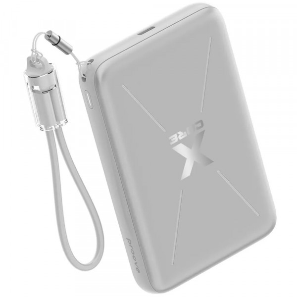 Універсальна мобільна батарея Proove X-Core 22.5W 10000mAh Silver/White (PNXC22010006)
