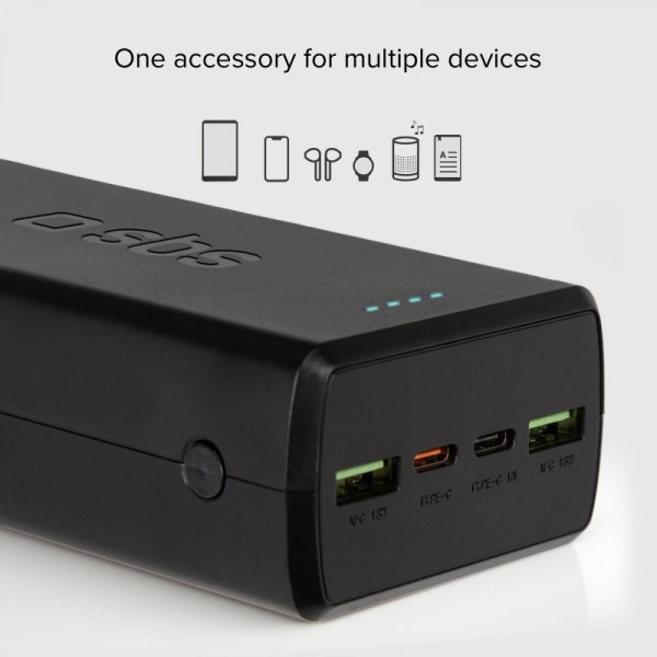 Універсальна мобільна батарея SBS 30000 mAh 20W Black (TTBB30000PD20K)