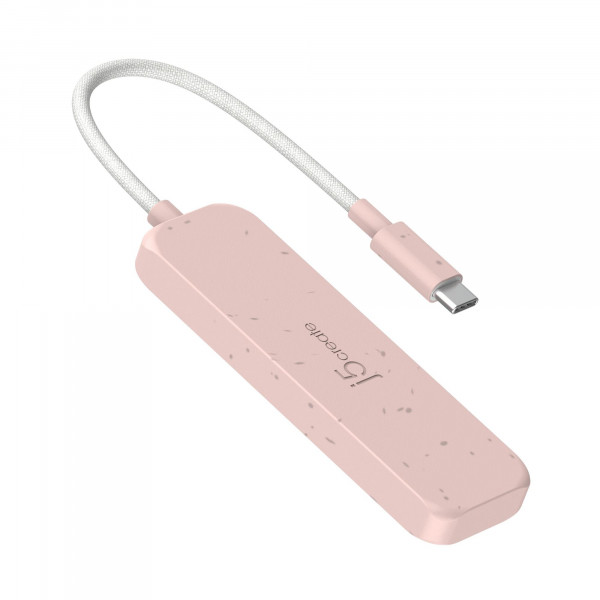 USB-хаб J5create 4 USB-C Red (JCH345ER-N)