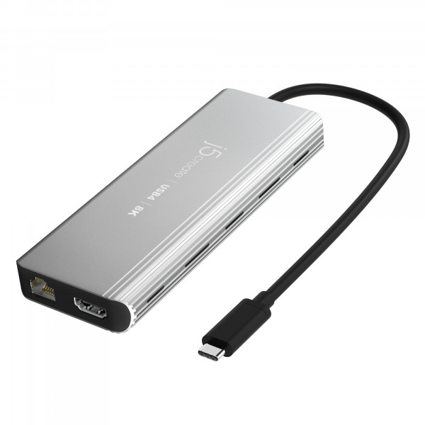 USB-хаб J5create USB-C 6-в-1 Grey (JCD403-N)