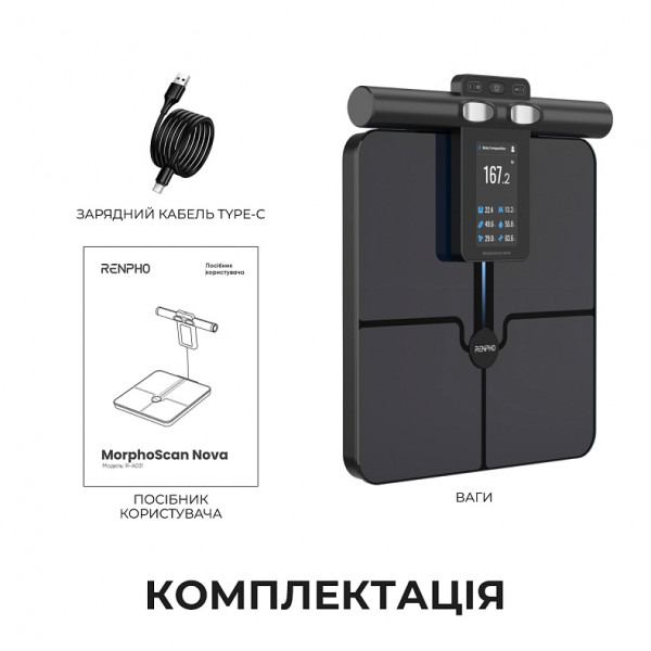 Ваги підлогові RENPHO MorphoScan Nova Body Composition Scale (R-MSC04)