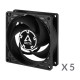 Вентилятор Arctic P8 Black - 5 Pack (ACFAN00153A)