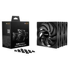 Вентилятор be quiet! Pure Wings 3 140mm PWM High-Speed 3-Pack Black (BL138)