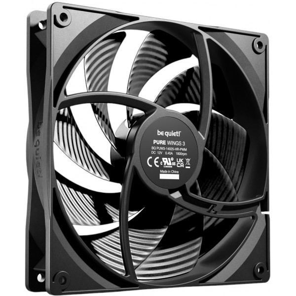Вентилятор be quiet! Pure Wings 3 140mm PWM High-Speed Black (BL109)