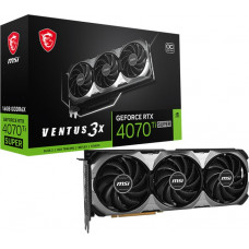 Відеокарта GF RTX 4070 Ti Super 16GB GDDR6X Ventus 3X OC MSI (GeForce RTX 4070 Ti SUPER 16G VENTUS 3X OC)