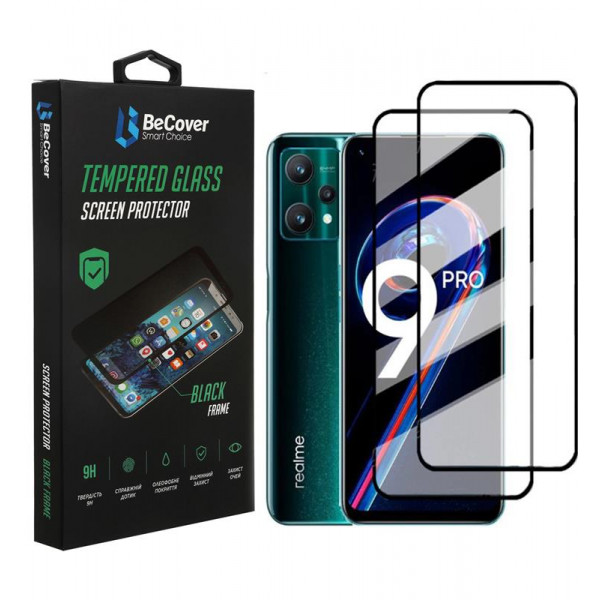 Захисне скло BeCover для Realme 9 Pro/9i Black (707878)