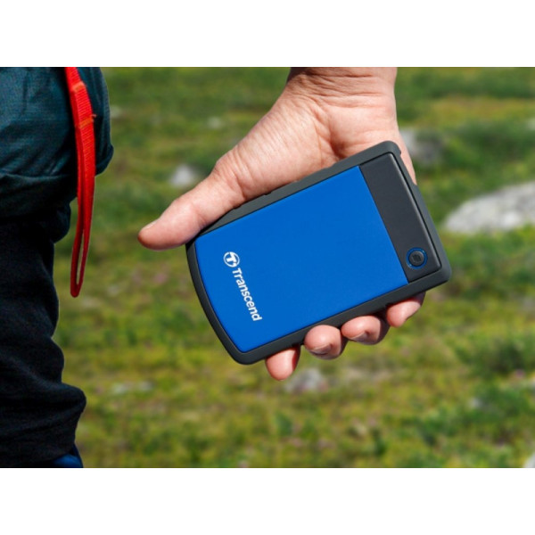 Зовнішній жорсткий диск 2.5" USB 2.0TB Transcend StoreJet (TS2TSJ25H3B)