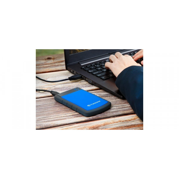 Зовнішній жорсткий диск 2.5" USB 2.0TB Transcend StoreJet (TS2TSJ25H3B)