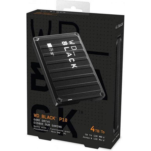 Зовнішній жорсткий диск 2.5" USB 4.0TB WD P10 Game Drive (WDBA3A0040BBK-WESN)