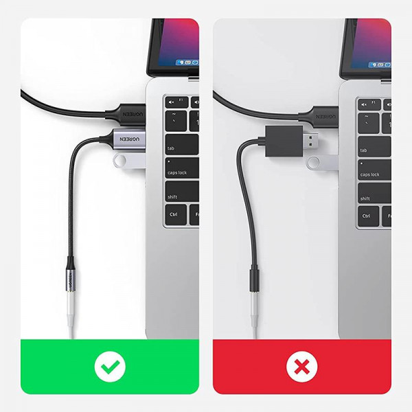 Звукова карта Ugreen CM477 Gray (30757)