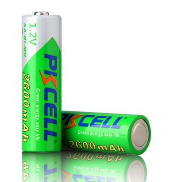 Акумулятор PKCELL 1.2V AA 2600mAh NiMH Already Charged, 2 штуки у блістері ціна за блістер, Q12
