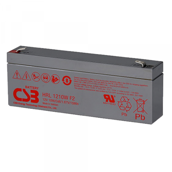 Акумуляторна батарея CSB HRL1210N 12V 2.3Ah (178х34х64мм)
