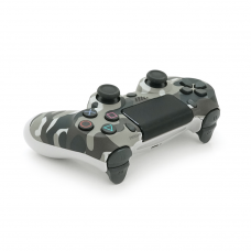 Геймпад Brazzers бездротовий для PS4 Wireless DUALSHOCK 4, роз'єм для навушників, LED light bar, Haki-Silver, 3.7V, 600mAh, Blister-box