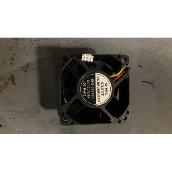 Кулер корпусной 6025 60x60x25mm,12V 0,6A 3pin
