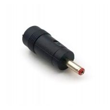 Перехідник DC 5.5x2.1mm (мама) - 3.5х1.35mm (тато) Red