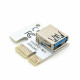 Адаптер - перехідник PCE-NL4 з PCI-e x1 на USB 3.0, VER008S, OEM