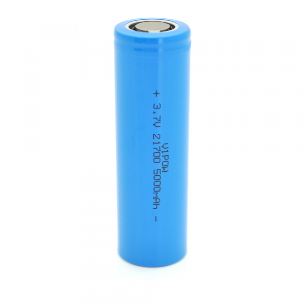 Акумулятор 21700 Li-Ion Vipow ICR21700 FlatTop, 5000mAh, 3.7V, Blue Q50/500