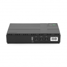 ДБЖ UPS-36W DC1036-8 для роутерів/комутаторів/PON, 5/9/12V, 8800мAh(4*2200MAh), USB 3.0, Black, BOX