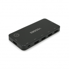 HDMI свіч VEGGIEG V-HD05 4k x 2k, 5 x 1 портів, з USB-кабелем і пультом дистанційного керування, Black, Blister