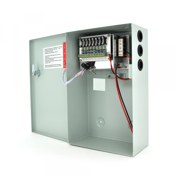 Імпульсне джерело безперебійного живлення PSU-5117 12V 5А, під АКБ 12V 7-9A, Metal Box