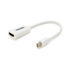 Конвертер VEGGIEG MH-W Display Port (тато) на HDMI (мама), 25cm, White, Пакет