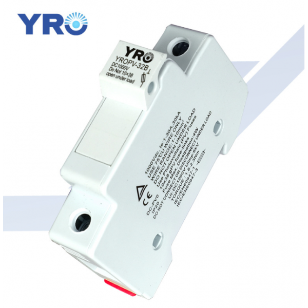 Корпус під плавкий запобіжник YROPV-32B DC FUSE 32A 1000V, під запобіжник 10*38mm