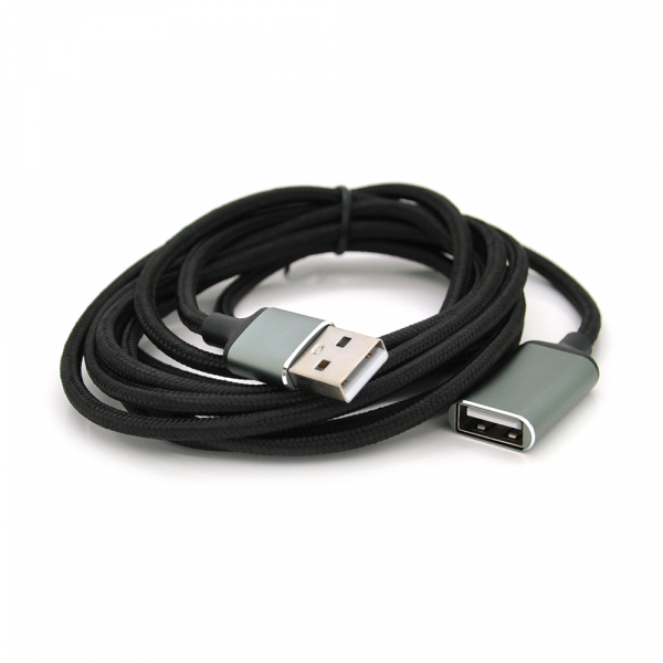 Подовжувач VEGGIEG UF2-2, USB 2.0 AM/AF, 2,0m, Black, Пакет