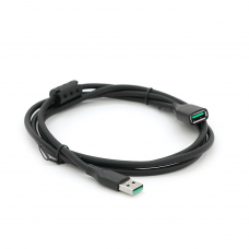 Подовжувач VEGGIEG V-U105, USB 2.0 AM/AF, 1,0m, Black, Пакет