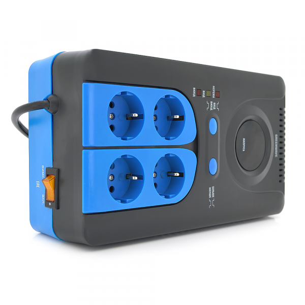 Стабілізатор напруги релейный Green Wave Winchester 500VA (350Вт), 4xShuko, DC140-260V, AC220±8%, BOX, Q4