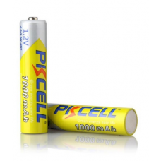 Акумулятор PKCELL 1.2V AAA 1000mAh NiMH Rechargeable Battery, 2 штуки у блістері ціна за блістер, Q12/144