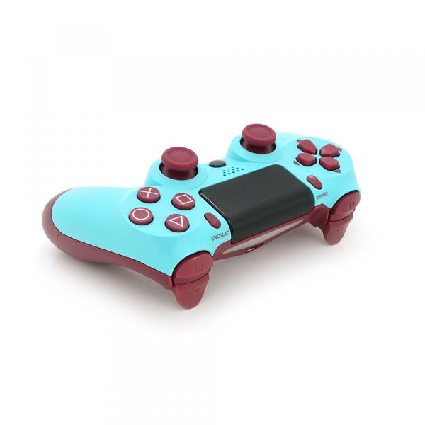 Геймпад Brazzers бездротовий для PS4 Wireless DUALSHOCK 4, роз'єм для навушників, LED light bar, Cyan, 3.7V, 600mAh, Blister-box