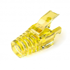 Ковпачок ізолюючий PiPo RJ-45 Cat.5/Cat.6 (100 шт/уп.), Transparent-yellow