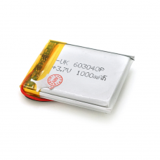 Літій-полімерний акумулятор 6 * 40 * 40mm (Li-ion 3.7В 1100мА · год)