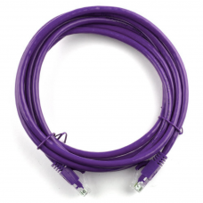 Патч-корд литий RITAR, UTP, RJ45, Cat.5e, 10m, фіолетовий, Cu (мідь)