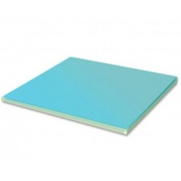 Силіконова термопрокладка HY-100-1, 100x100x1mm, Blue,> 4,0W / m-K, -40 ° ≈240 °, питома вага -2g / cm3, OEM Q100
