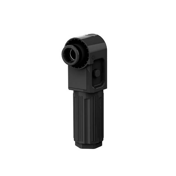 Силовий роз'єм для АКБ SRDB-120 (тато), кутовий, 120А, 1500V, IP67, Black