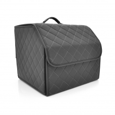 Складаний шкіряний автомобільний органайзер 330*320*300, Black