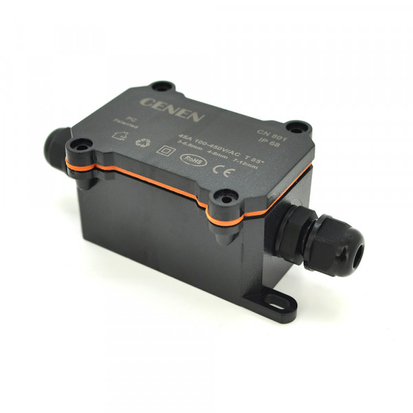 Водонепроникна коробка CN801 PG7 (3-6.5mm), 1-4 контакти, 70 х 40 х 40 мм, IP68