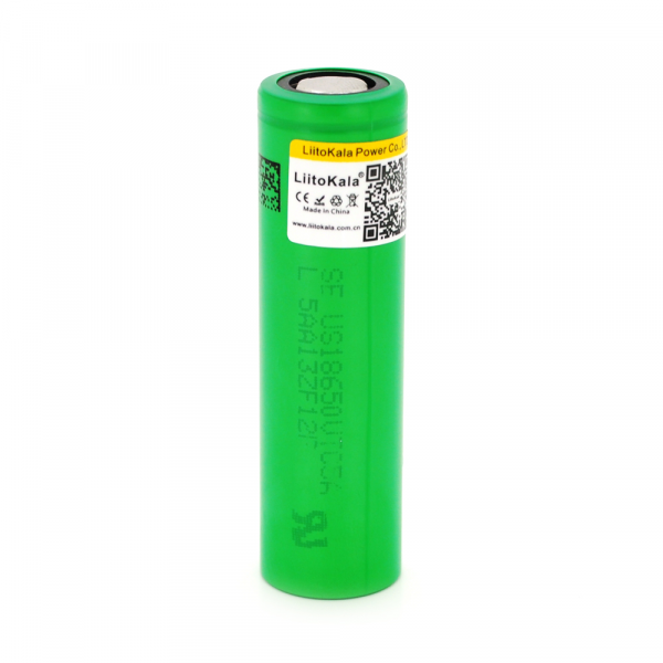 Акумулятор 18650 Li-Ion LiitoKala Lii-VTC5, 2600mah （2450-2650mah), 3.7V (2.75-4.2V), Green, PVC