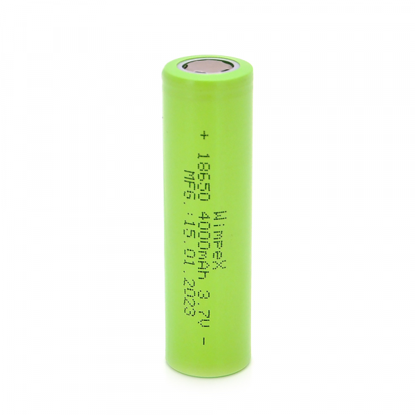 Акумулятор WMP-4000 18650 Li-Ion Flat Top, 2000mAh, 3.7V, Green