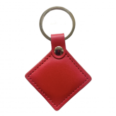 Безконтактний брелок IC MIFARE 13,56 МГц(MF-Leather ) у шкіряному чохлі, колір червоний