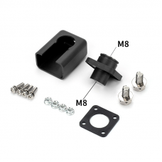 Корпусна прохідна клема М8-M8, 200A, 1000V, мідь, Black