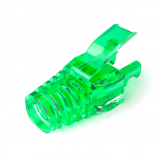 Ковпачок ізолюючий PiPo RJ-45 Cat.5/Cat.6 (100 шт/уп.), Transparent-green