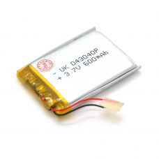 Літій-полімерний акумулятор 4*30*40mm (Li-ion 3.7В 600мА·ч)